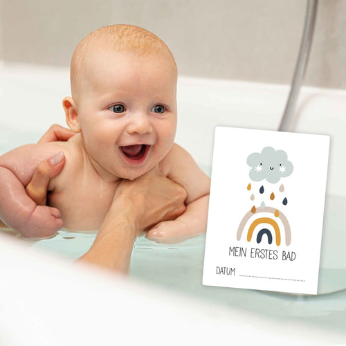 32 Meilensteinkarten – Regenbogen – Babys erstes Jahr jetzt kaufen
